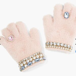 Cotton Candy Jeweled Gloves- Super Smalls